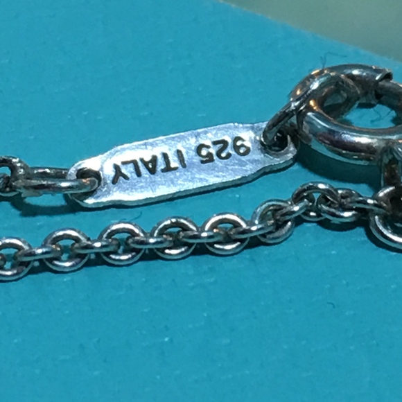 TIFFANY & CO. ELEMENTS DANGLE 1837 NECKLACE - 16"